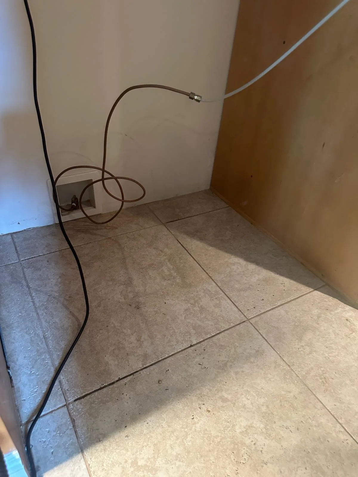 GE refrigerator condenser coils after cleaning